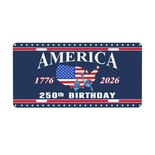 250Th  Front License Plate
