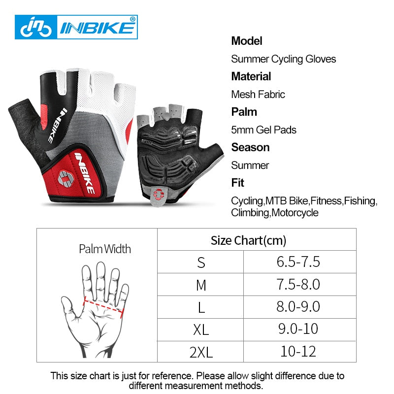 Half Finger GEL Pad Sport Gloves