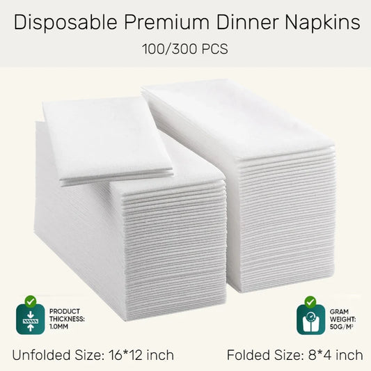 Disposable Premium Dinner Napkin 100pk