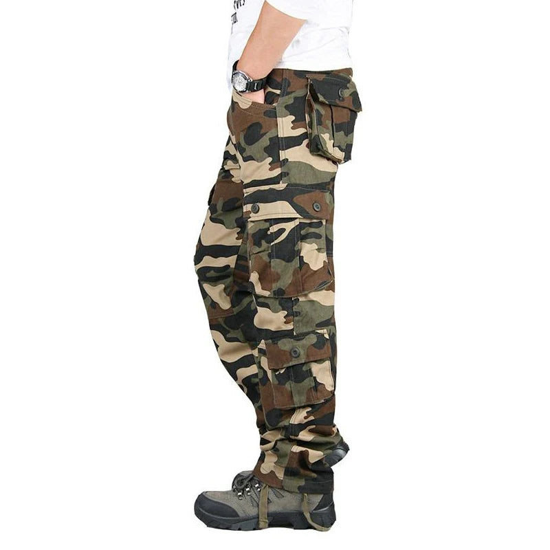Cotton Cargo Pants Men