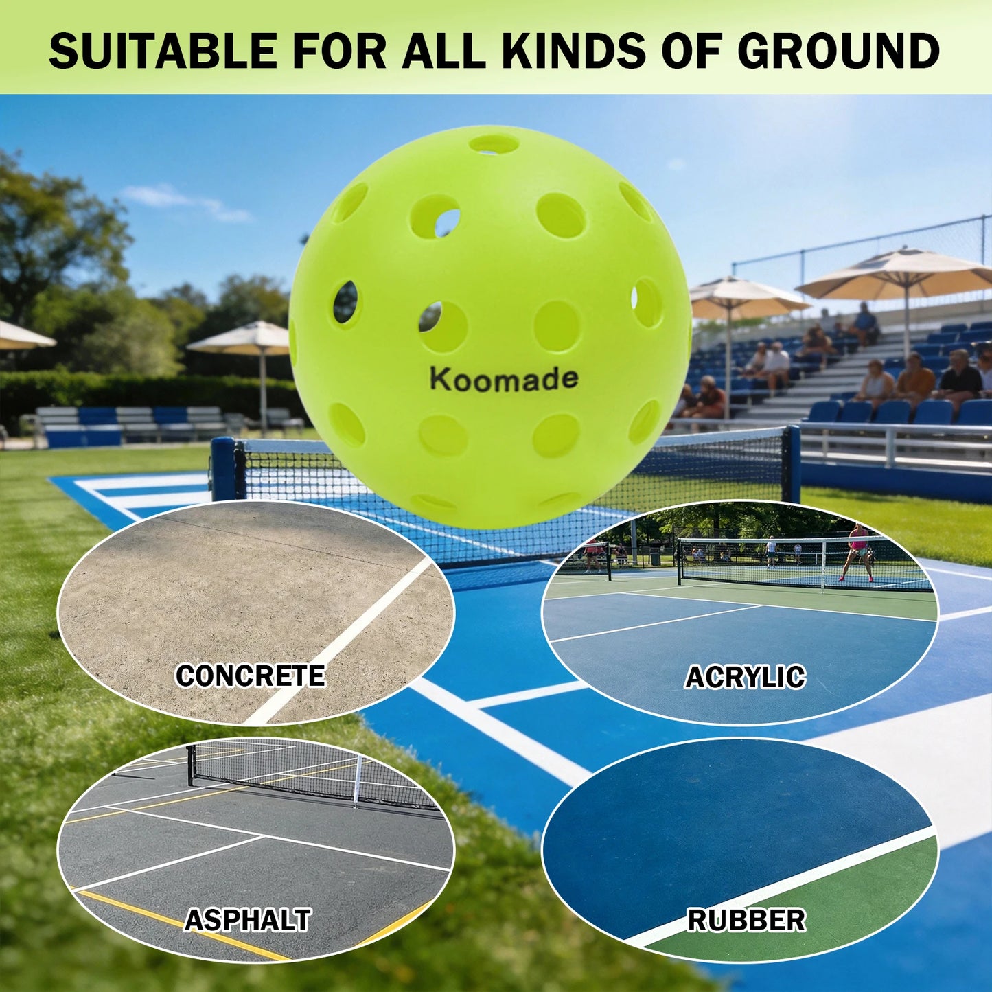 Pickleballs 8pk