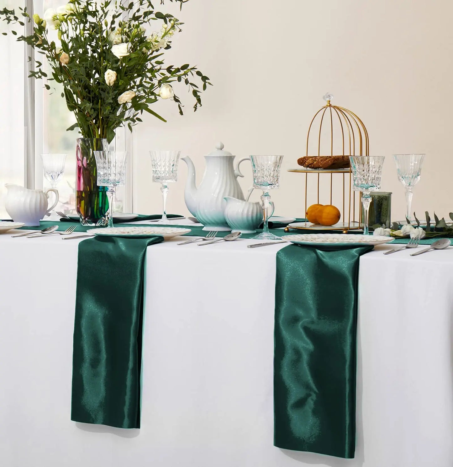 Satin Napkin 24pk 30cm x 30cm = 11in x 11in