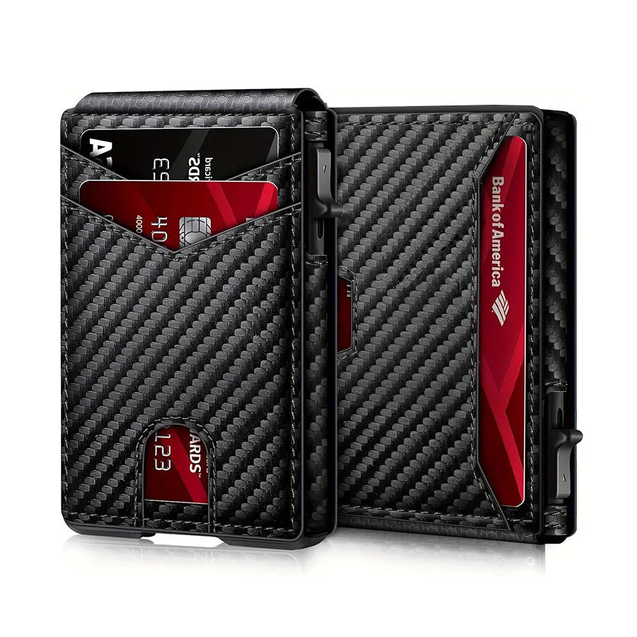 Leather Wallet RFID Blocking