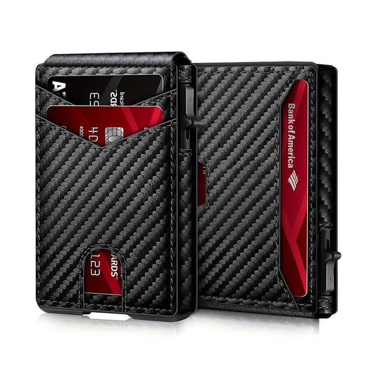 Leather Wallet RFID Blocking