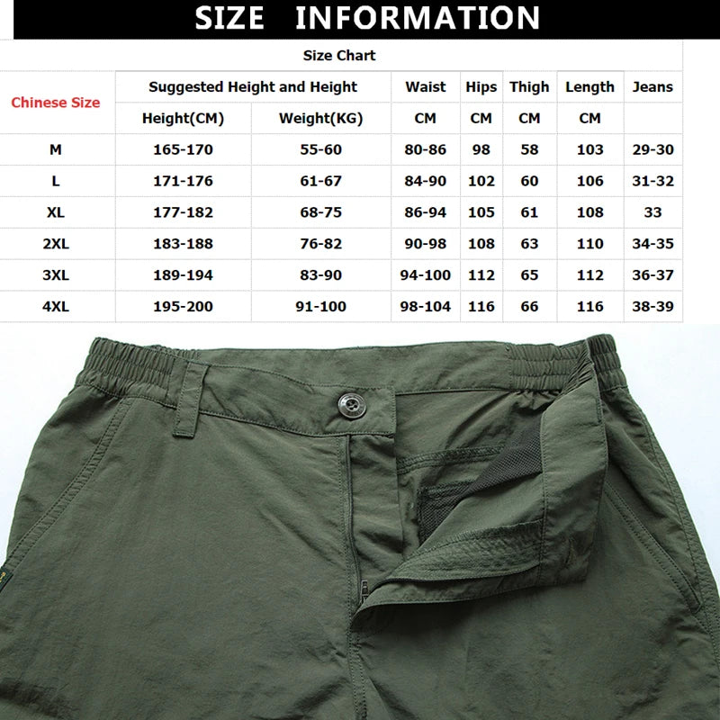 Men Outdoor Tactical Cargo Pants