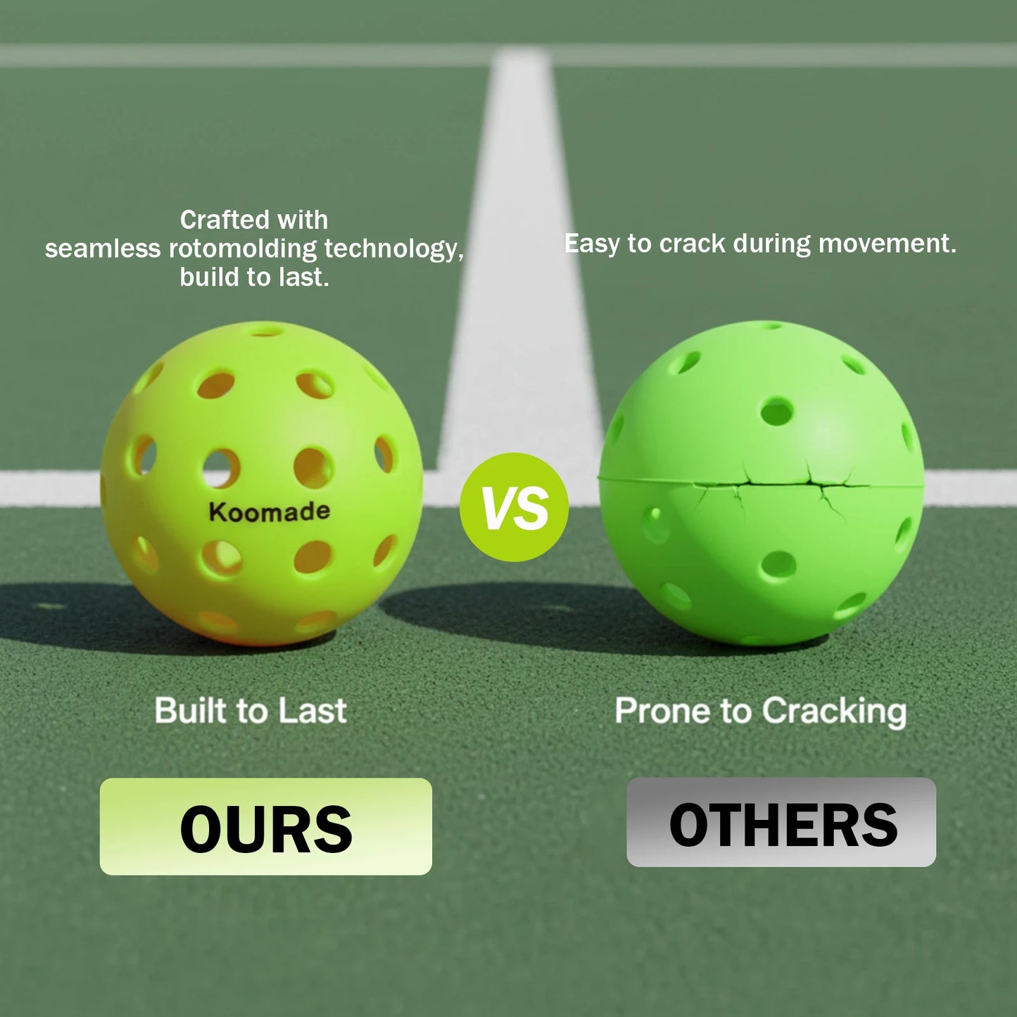 Pickleballs 8pk