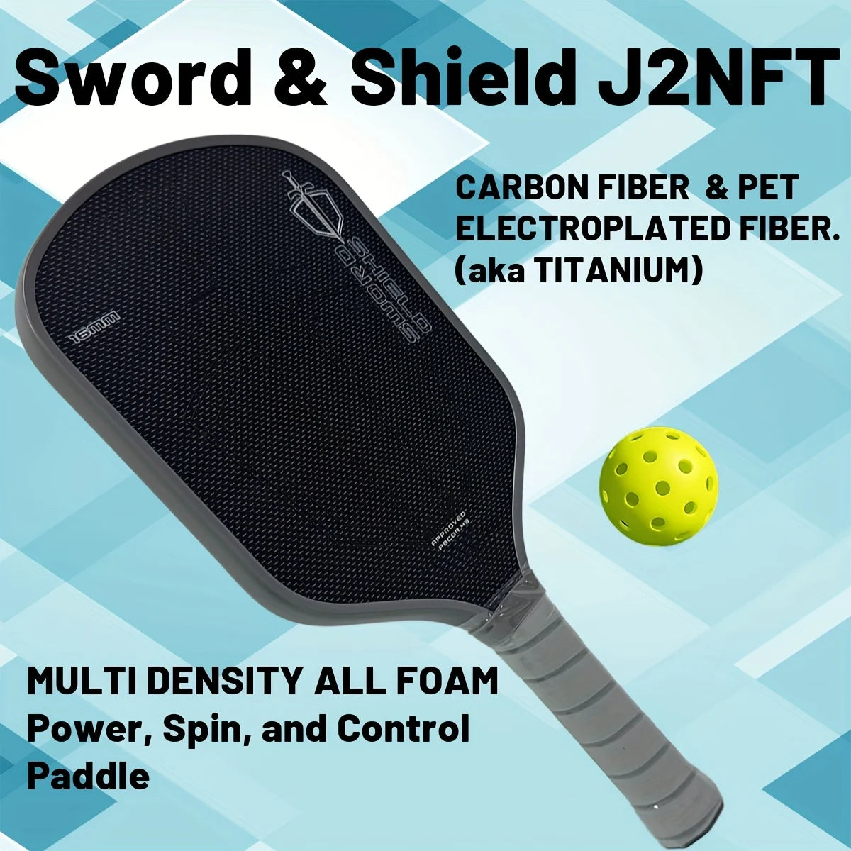 Pickleball Paddle Sword & Shield