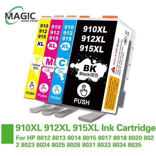 Remanufactured Ink Cartridge 910XL 912XL 915XL