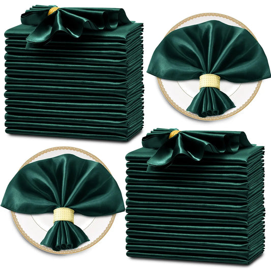 Satin Napkin 24pk 30cm x 30cm = 11in x 11in