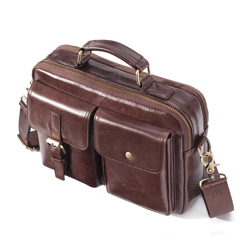 Cowhide Leather Briefcase