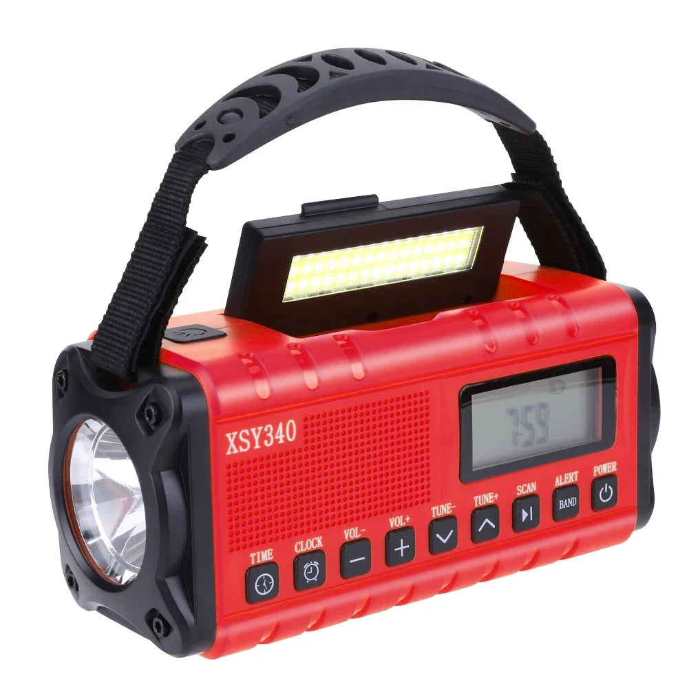 Portable Emergency Hand Crank Solar Radio