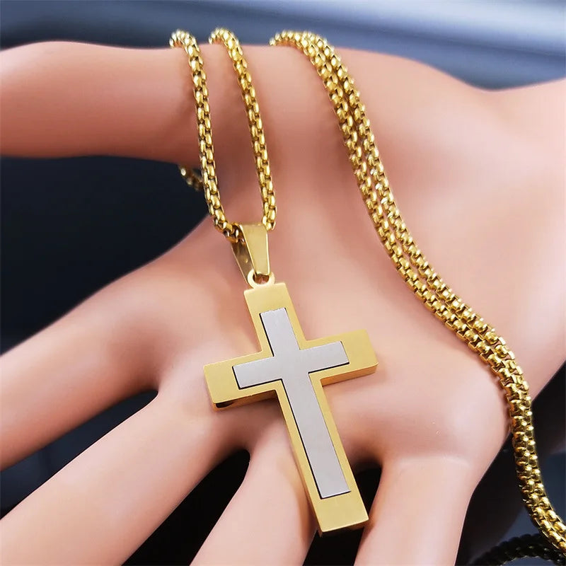 Stainless Steel Cross Pendant