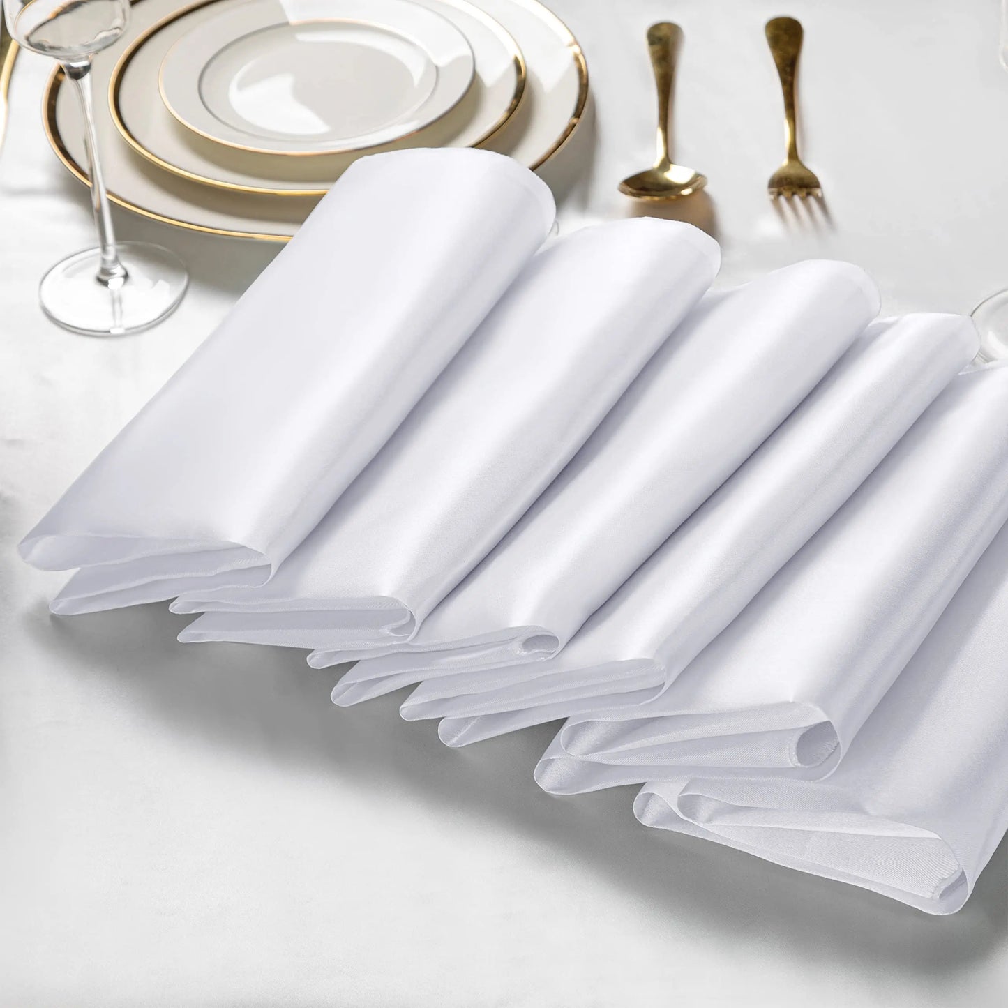 Satin Napkin 24pk 30cm x 30cm = 11in x 11in