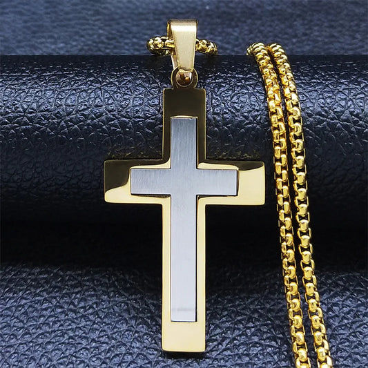 Stainless Steel Cross Pendant