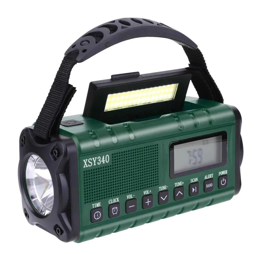 Portable Emergency Hand Crank Solar Radio