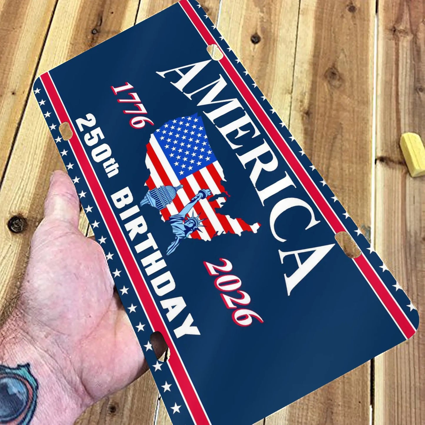 250Th  Front License Plate