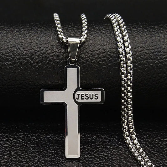 Stainless Steel Cross Necklace