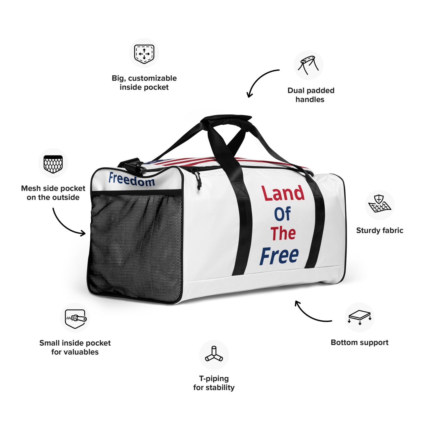 Patriotic Duffle bag