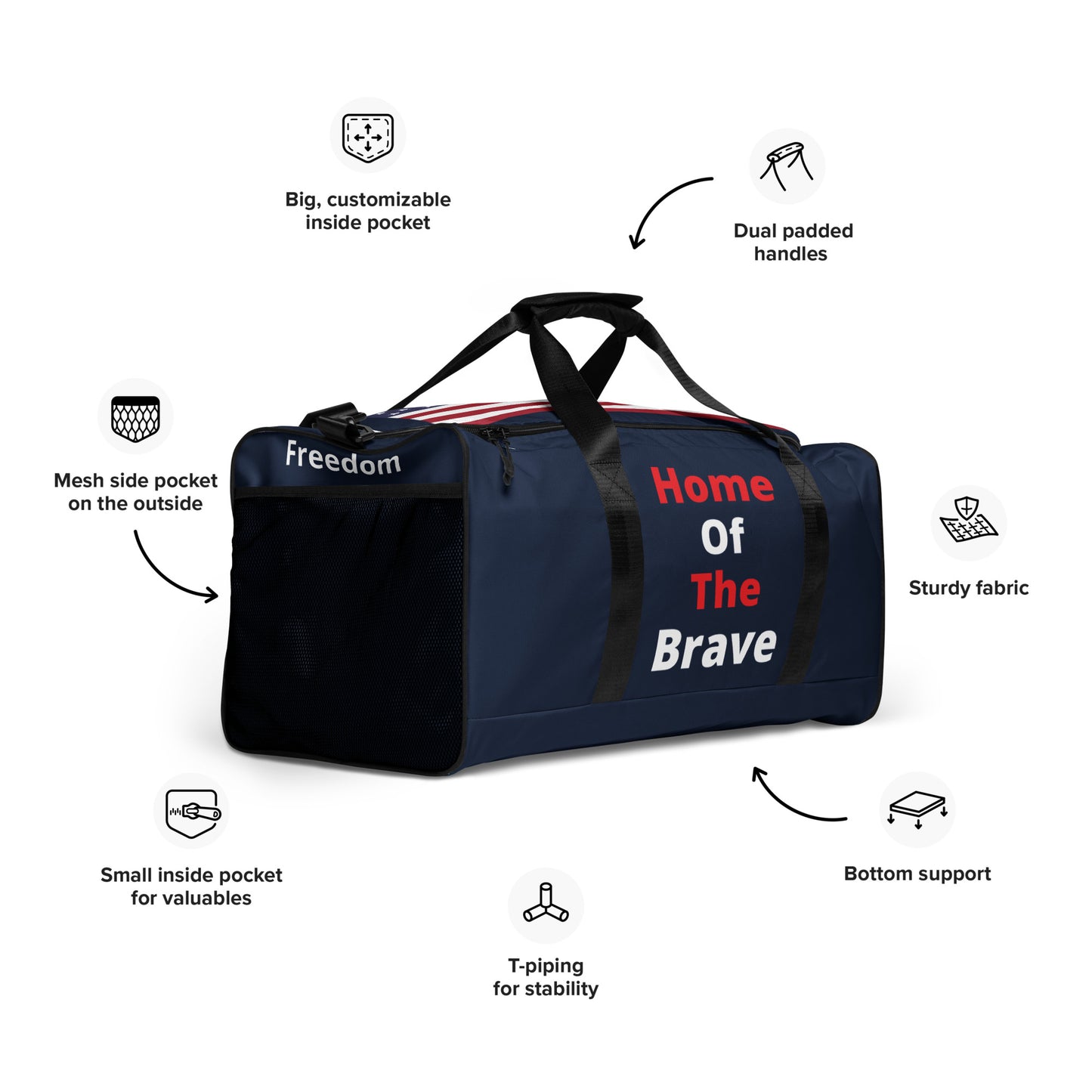 Patriotic Duffle Bag