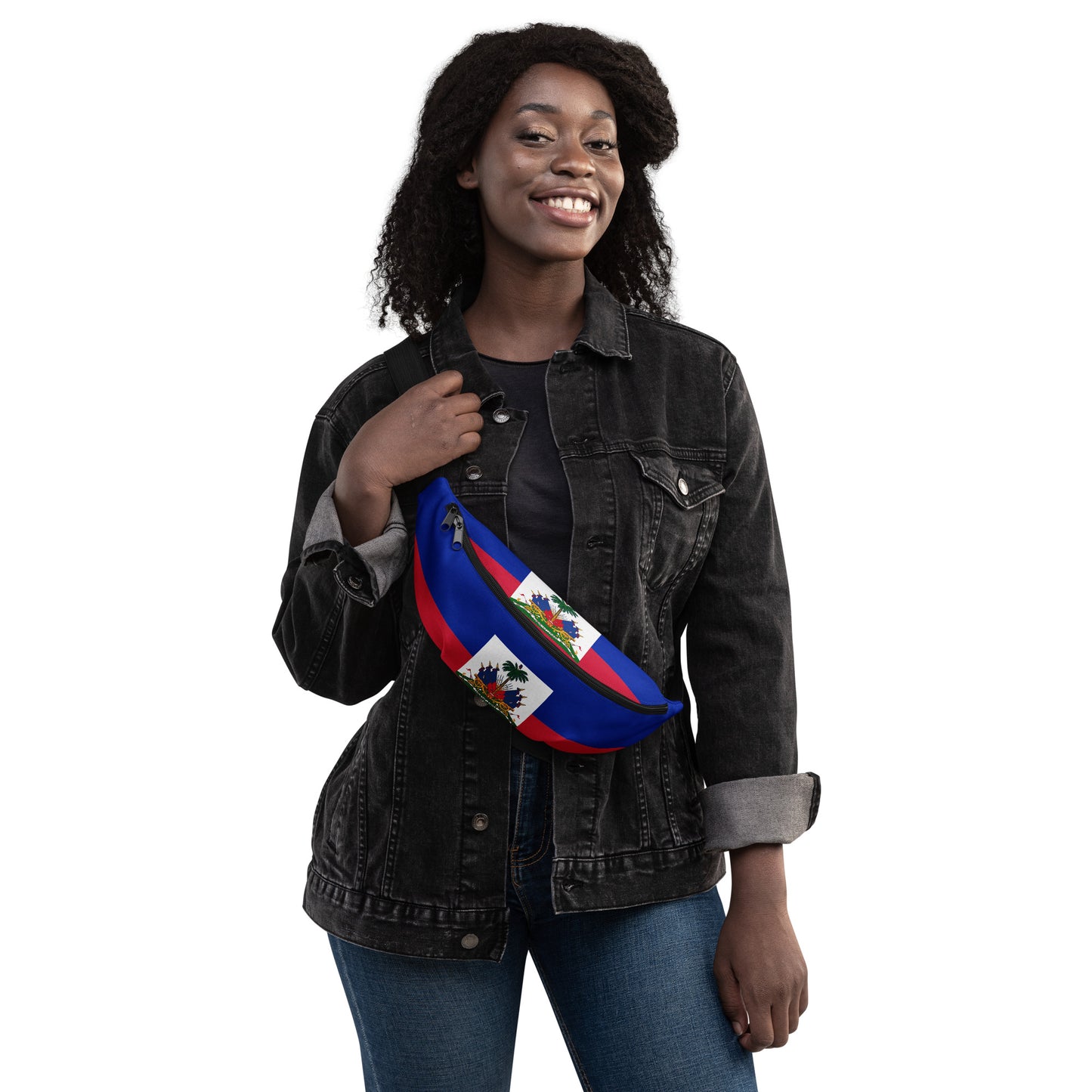Haitian Flag Fanny Pack