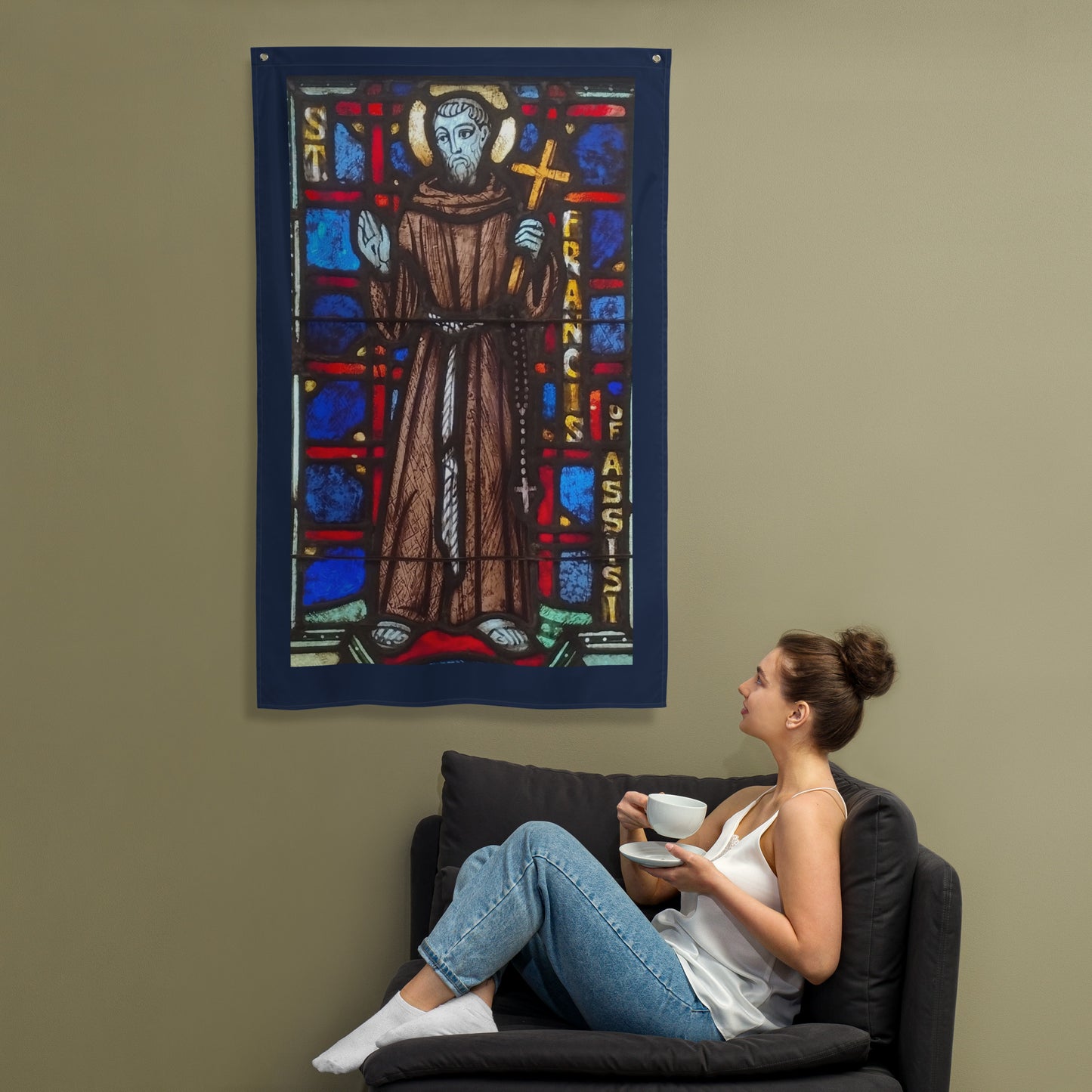 St Francis of Assisi Flag