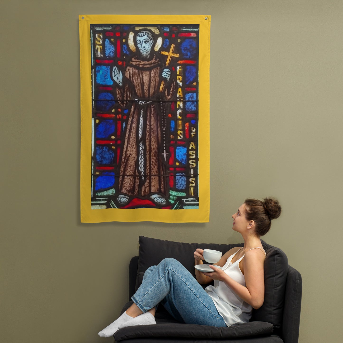 St Francis of Assisi Flag