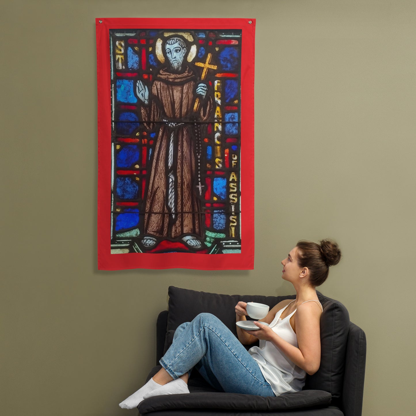 St Francis of Assisi Flag