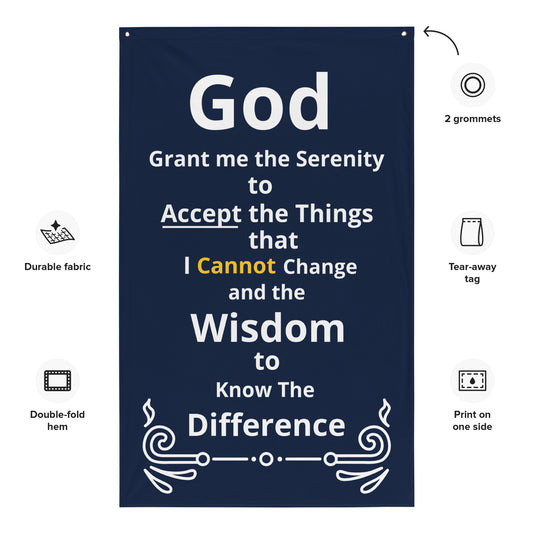 Serenity Prayer Flag