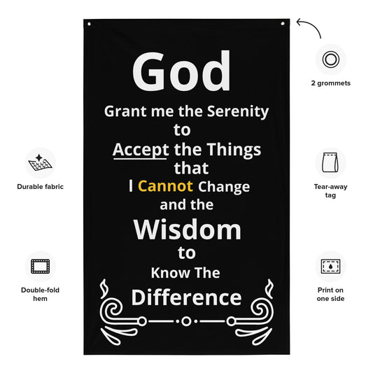 Serenity Prayer Flag