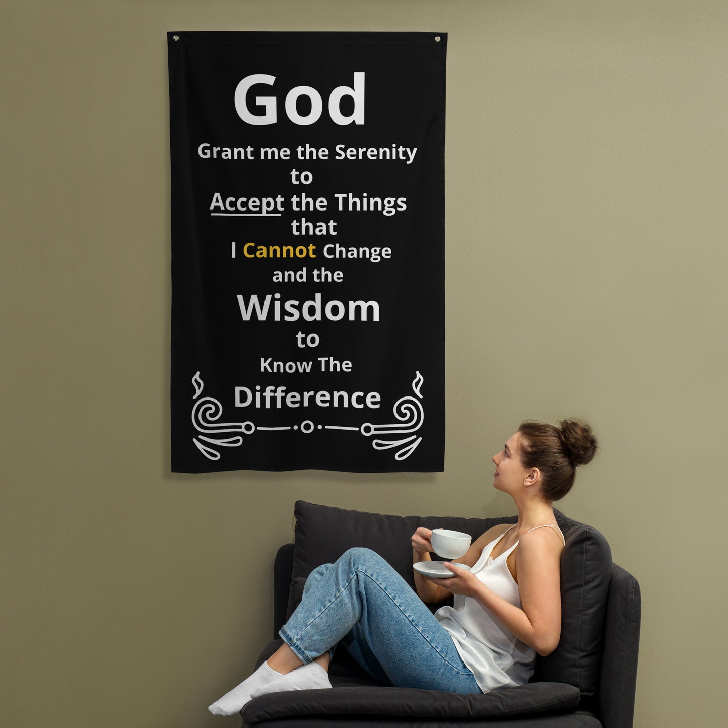 Serenity Prayer Flag