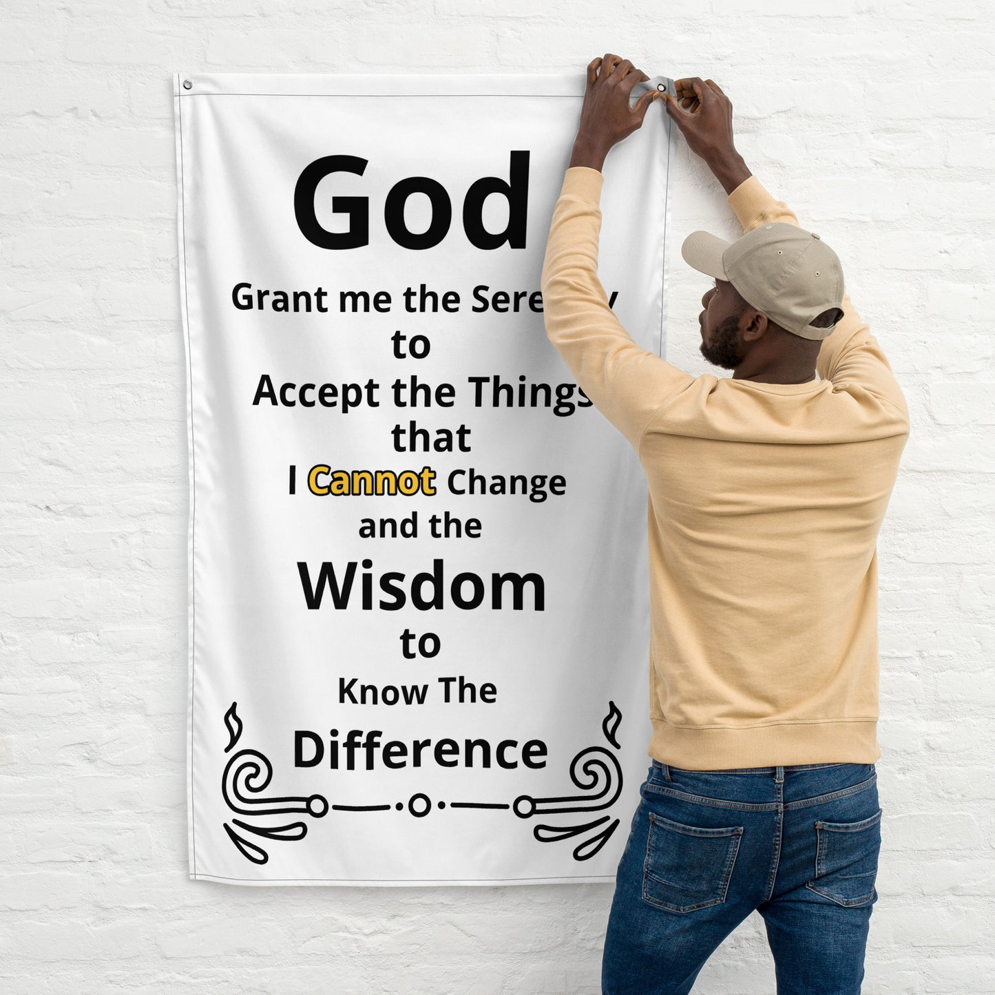 Serenity Prayer Flag