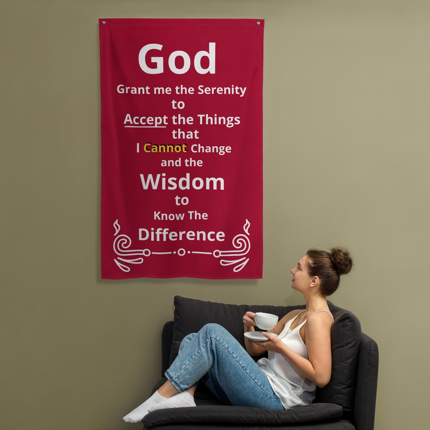 Serenity Prayer Flag