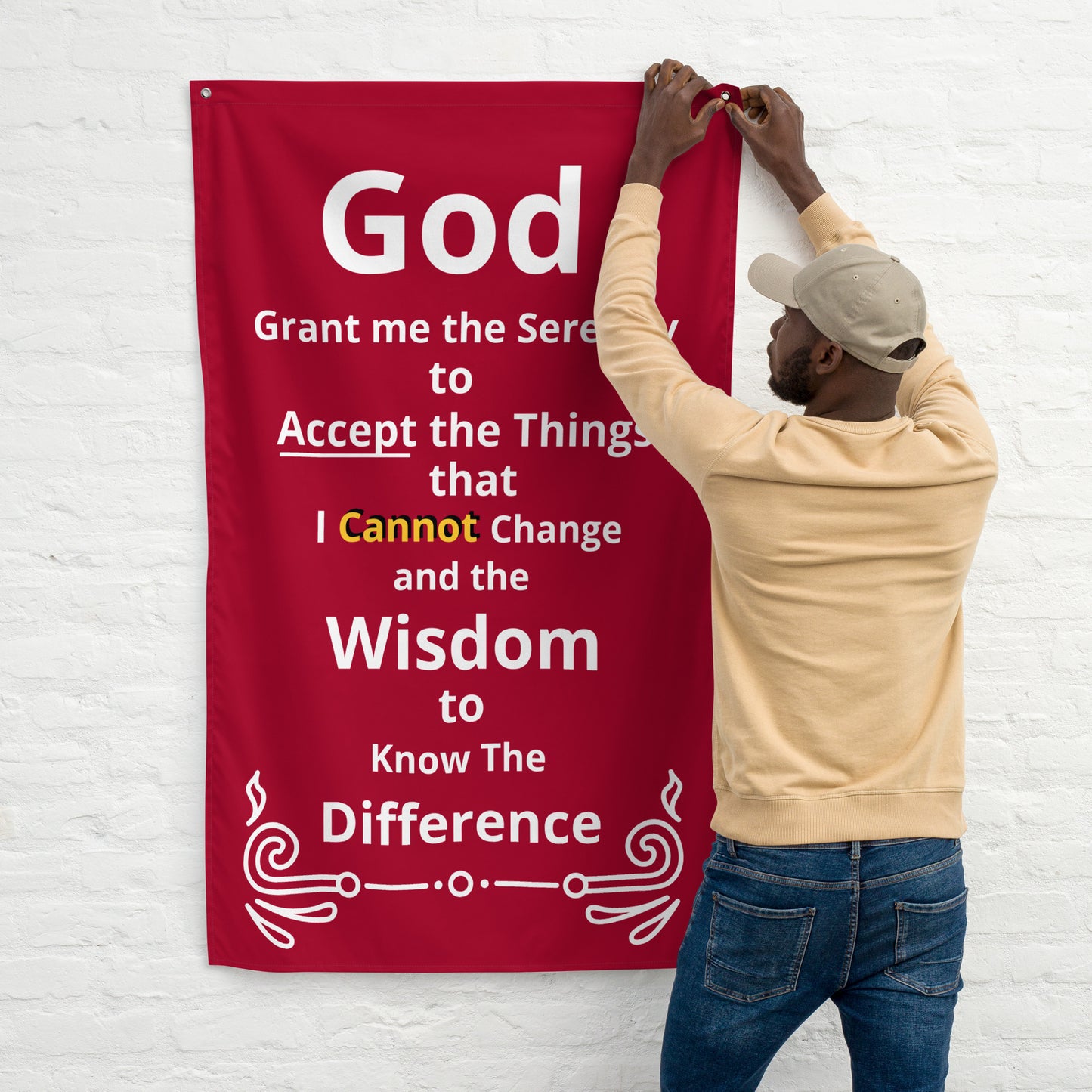 Serenity Prayer Flag