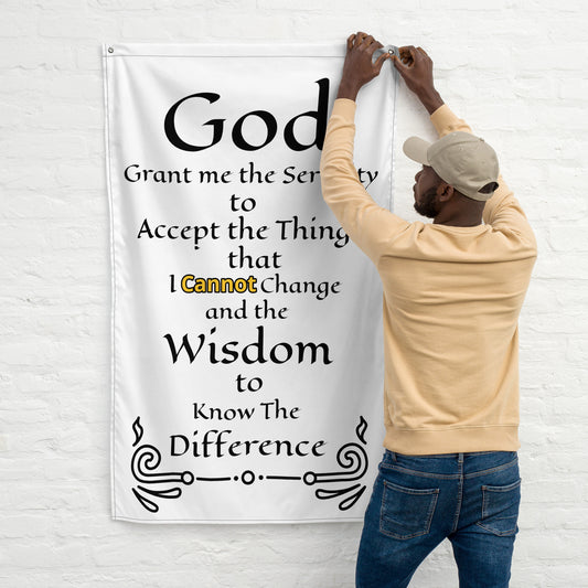 Serenity Prayer Flag