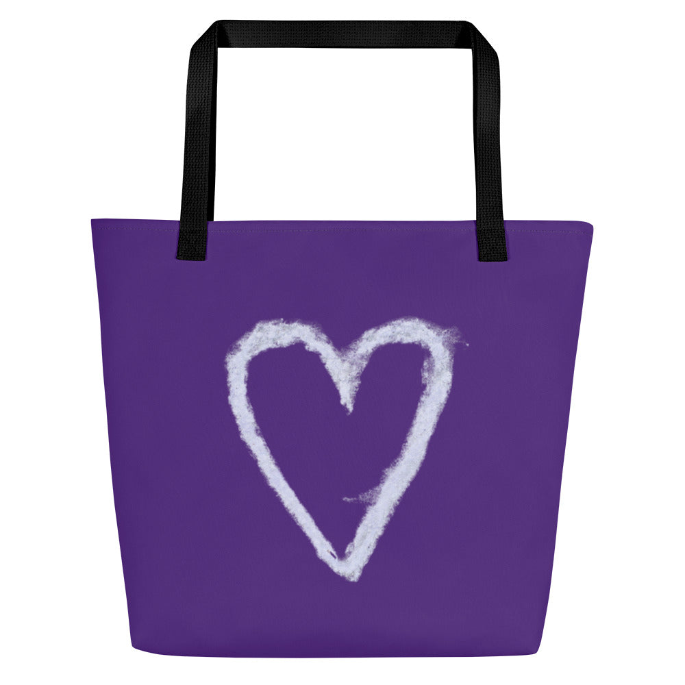 Sidewalk Chalk Design Tote Bag