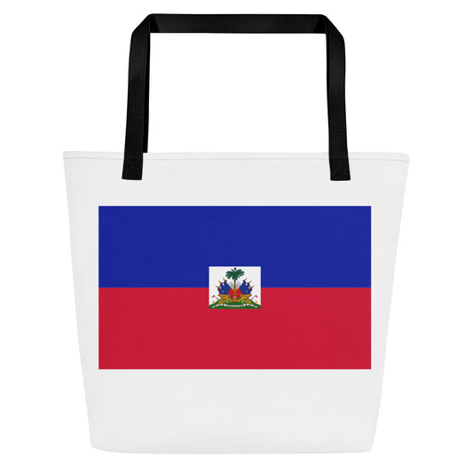 Haitian Flag Tote Bag