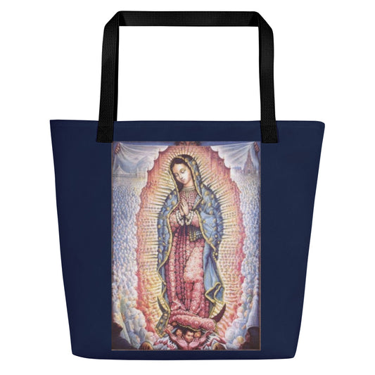 Our Lady of Guadalupe Large Tote Bag