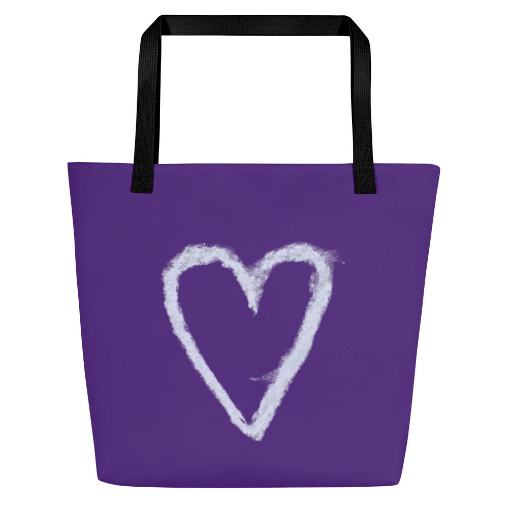 Sidewalk Chalk Design Tote Bag