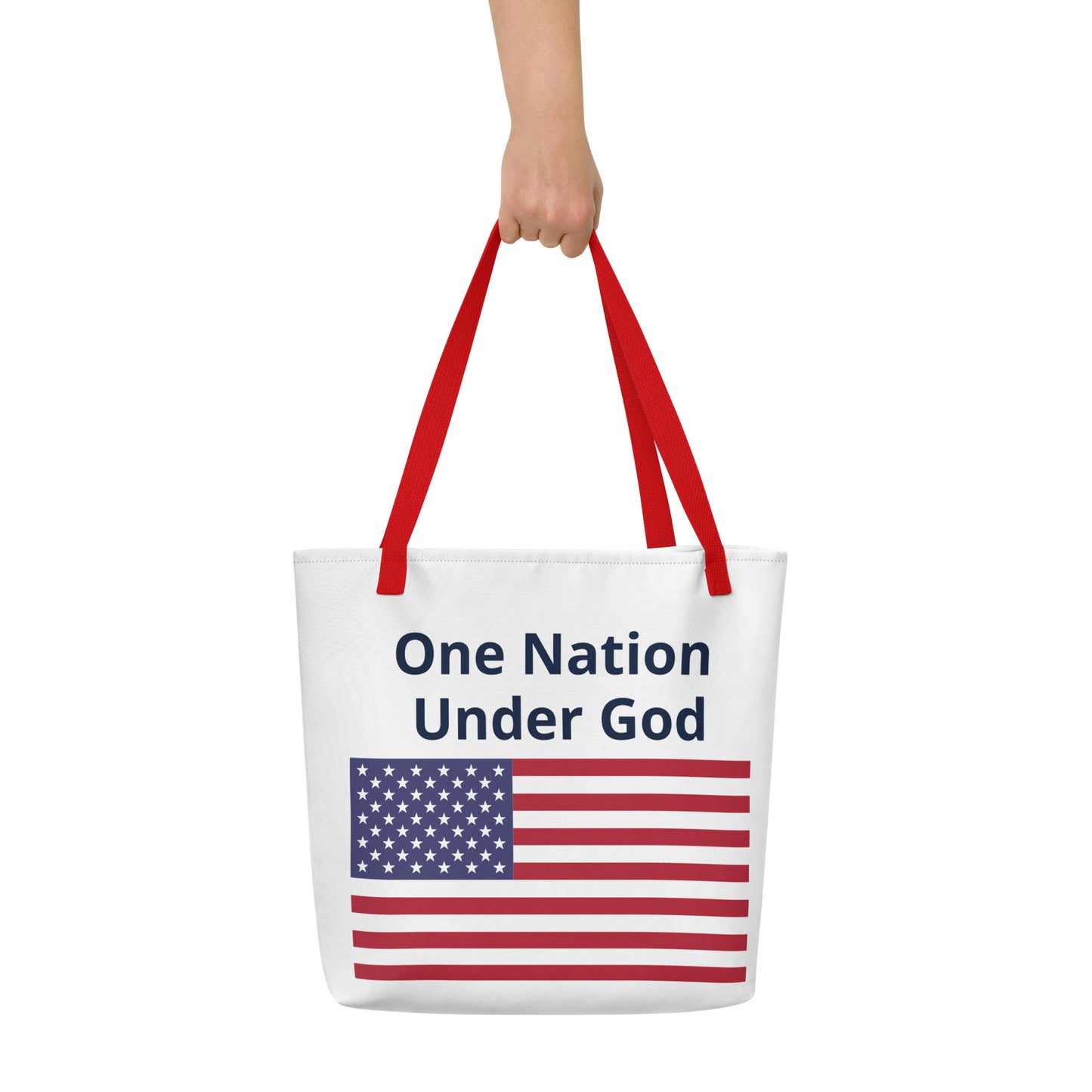 Large Patriotic Tote Bag