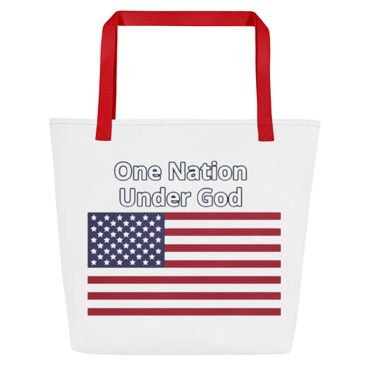 Large Patriotic Tote Bag