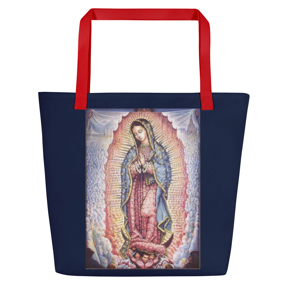 Our Lady of Guadalupe Large Tote Bag