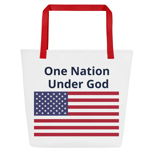 Large Patriotic Tote Bag