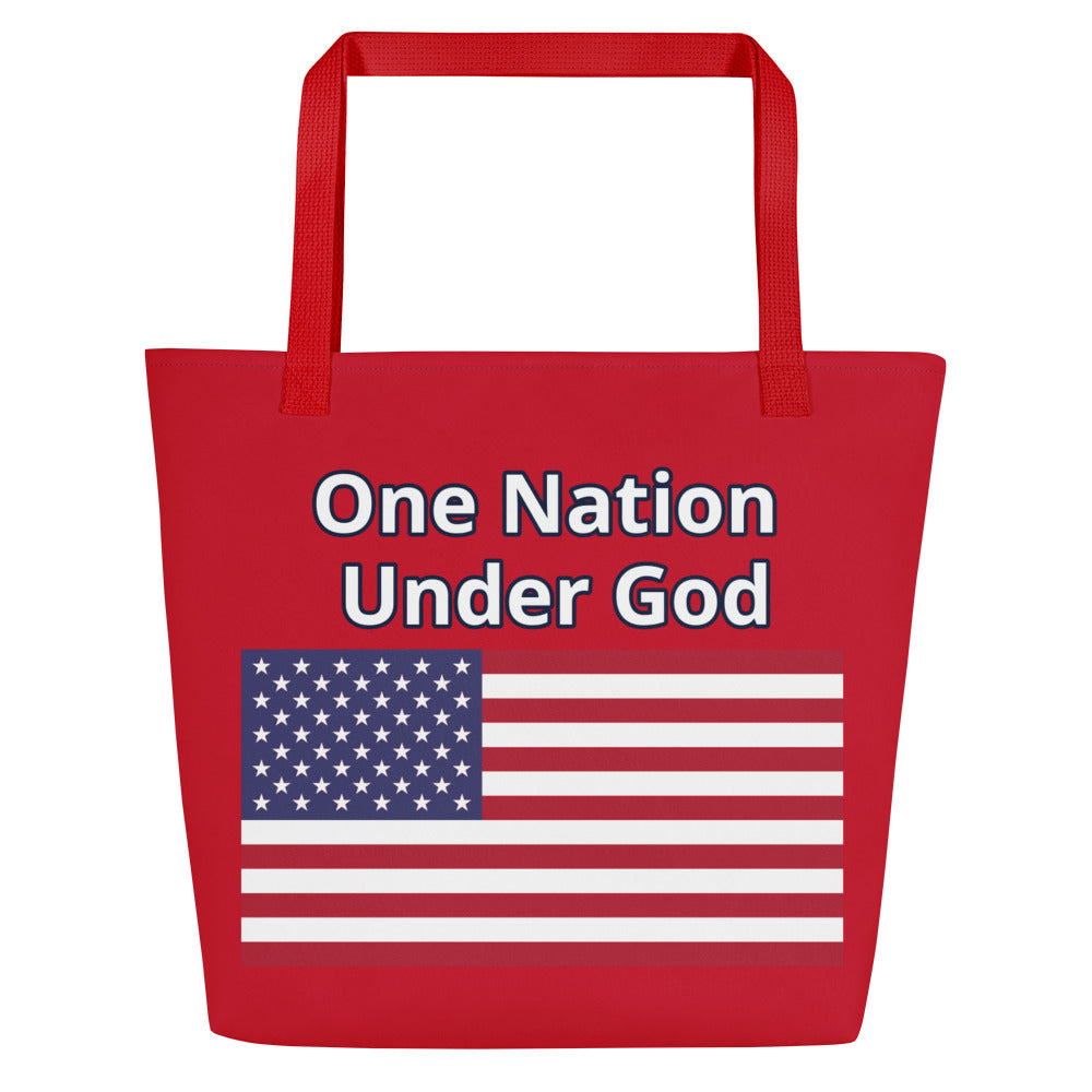 Large Patriotic Tote Bag