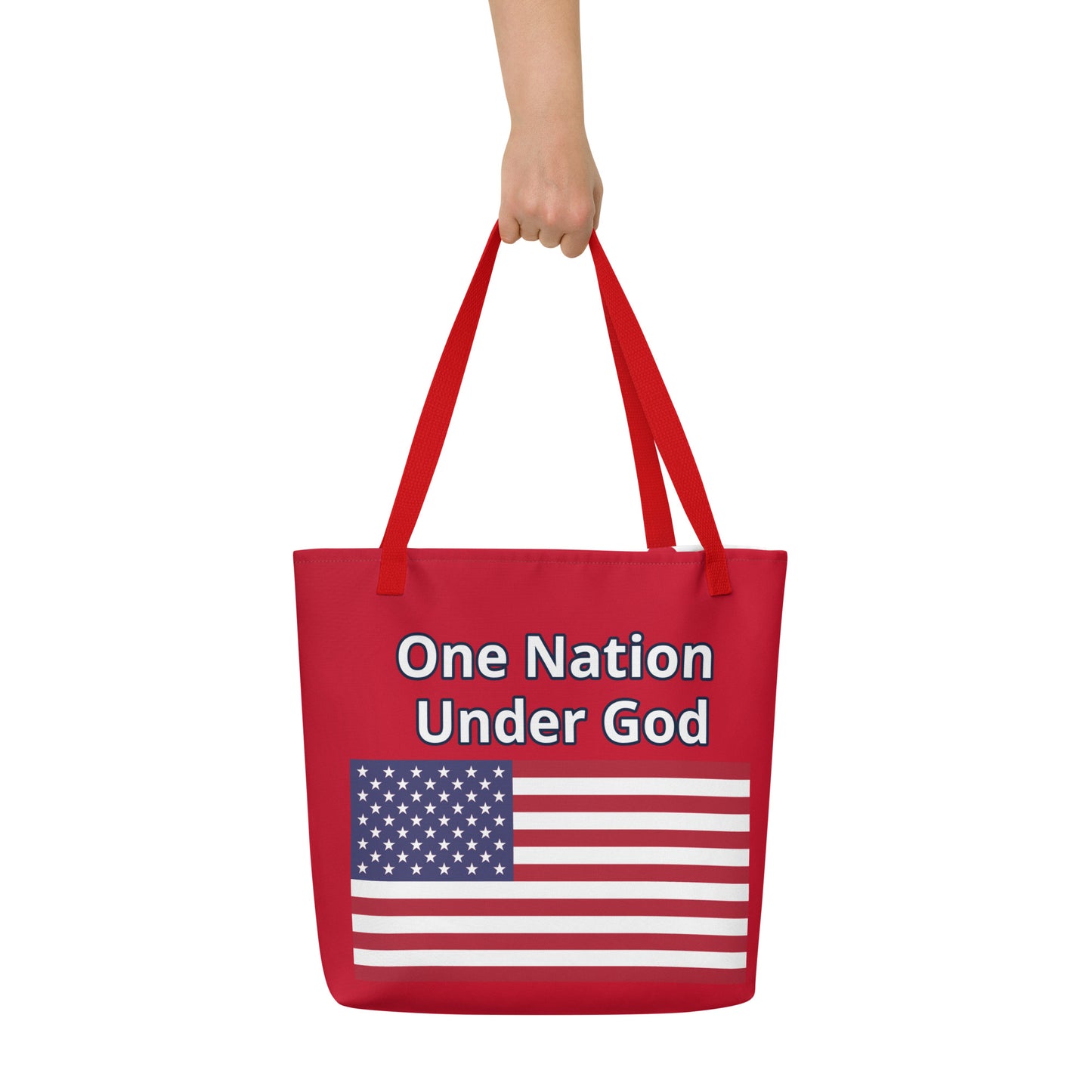 Large Patriotic Tote Bag