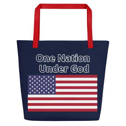Large Patriotic Tote Bag