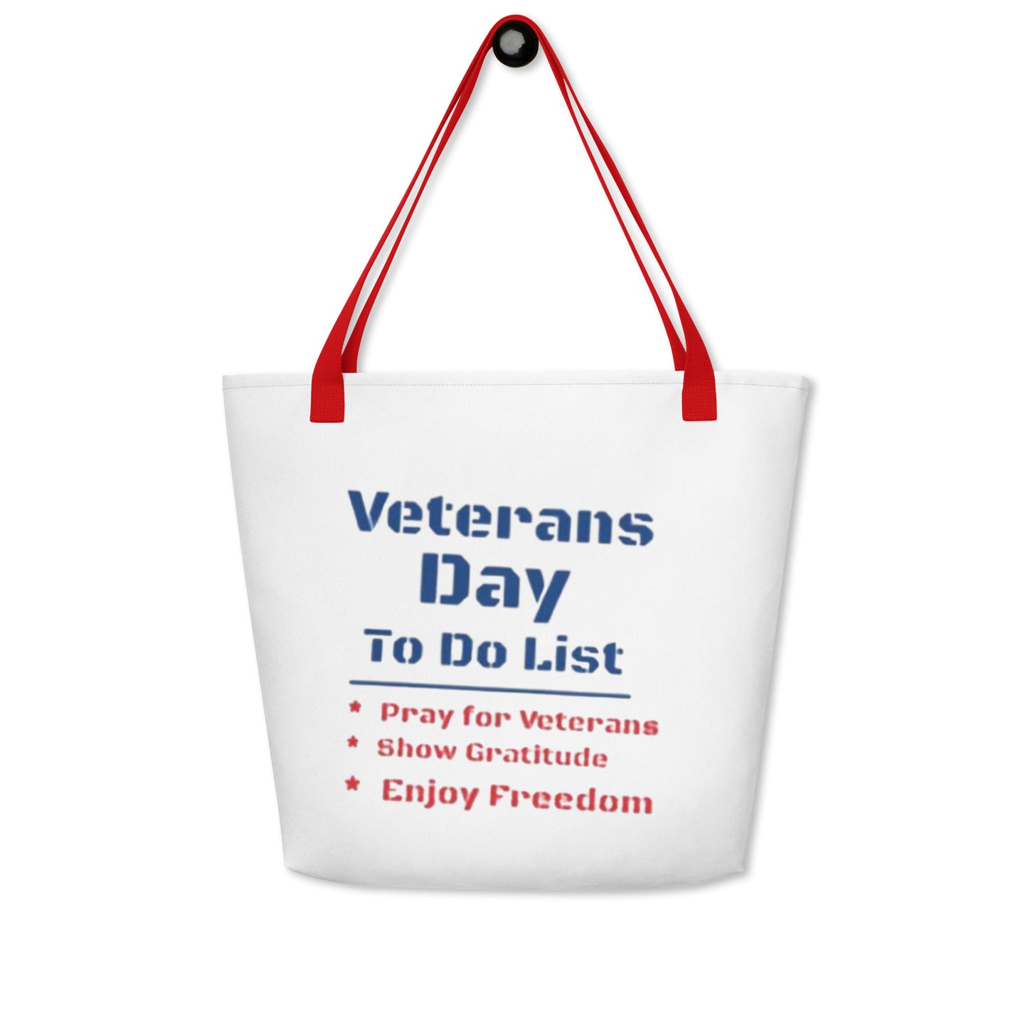 Large Patriotic Tote Bag