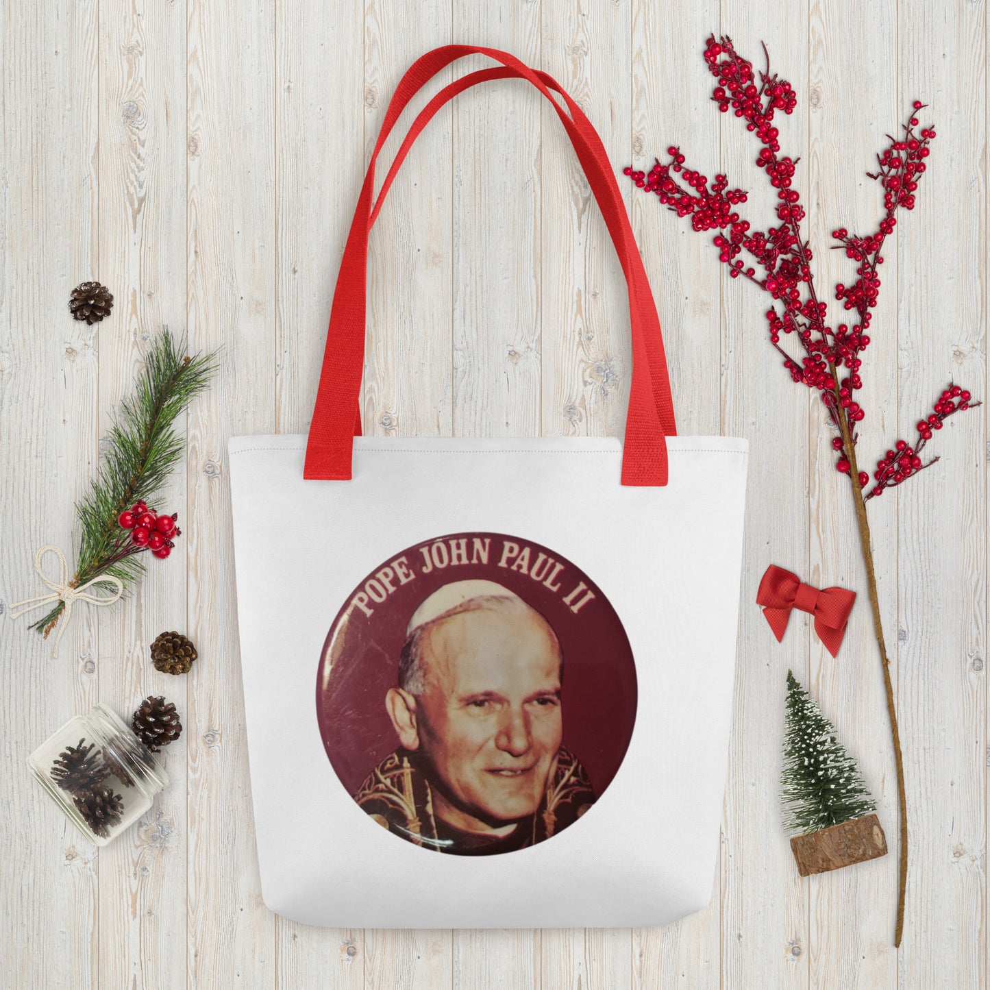 Pope St. John Paul II Tote Bag