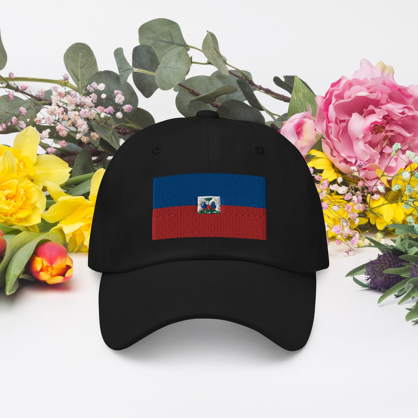 Haitian Flag Dad Hat