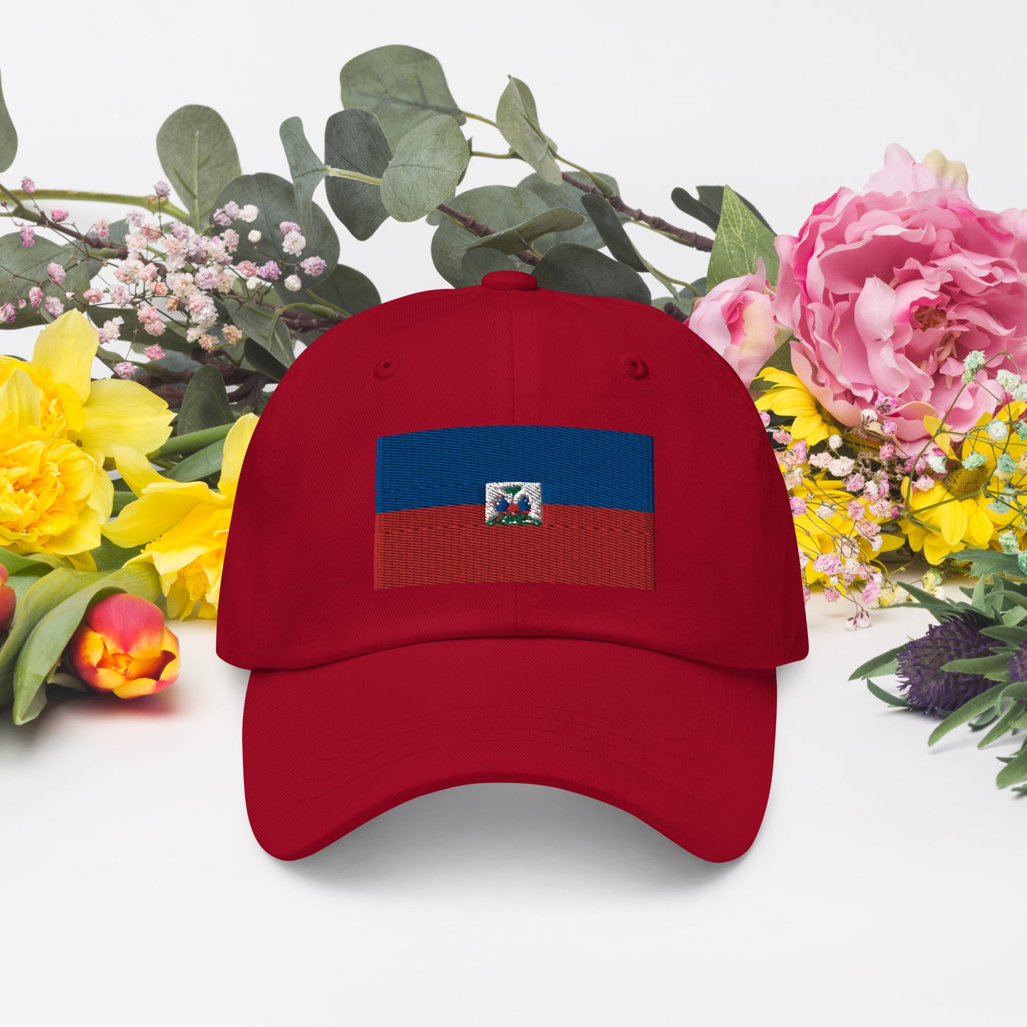 Haitian Flag Dad Hat