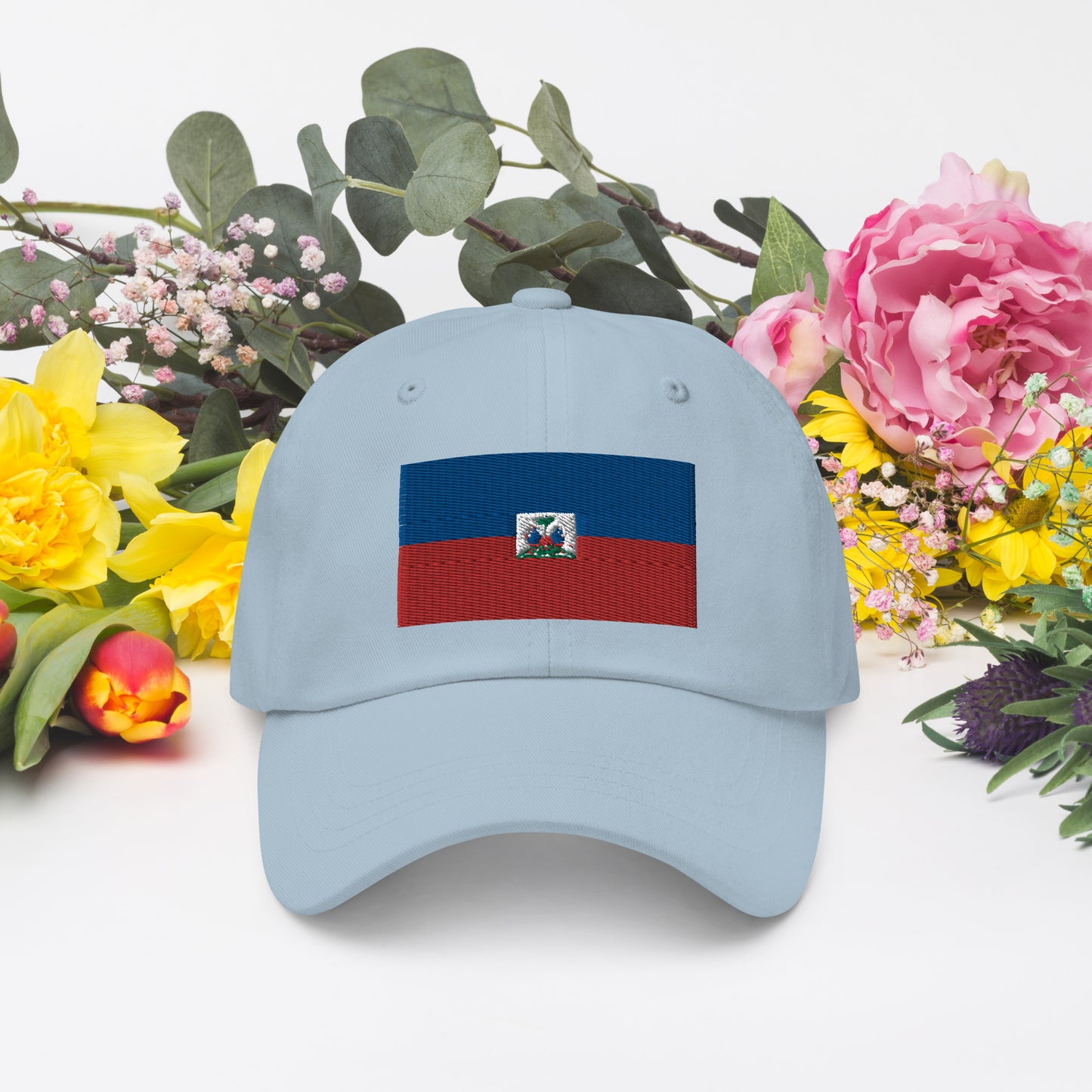 Haitian Flag Dad Hat